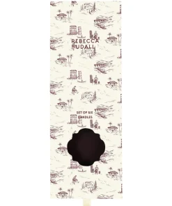 Danish Taper Candles in Nougat, Set of 6