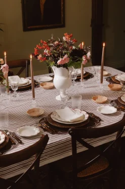 Danish Taper Candles in Nougat, Set of 6