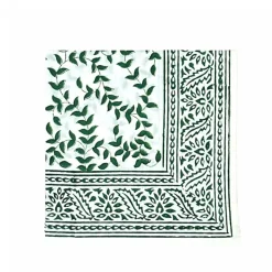 Dark Green Leaves Napkin, Set of 4