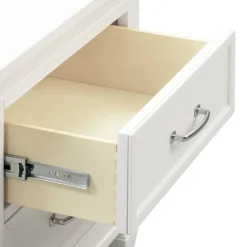 Darlington Assembled Nightstand in Warm White