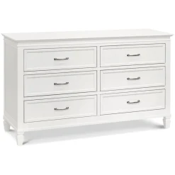 Darlington 6-Drawer Assembled Dresser in Warm White