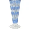 D’Ascoli Donatello Flute Glasses in Sapphire, Set of 6