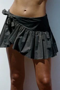 Day & Night Sarong Skirt in Black