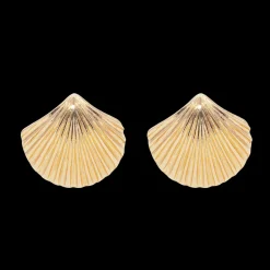 De la Mer Shell Stud Earrings
