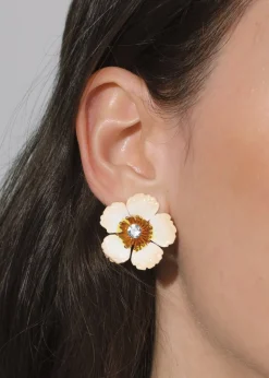 Deb Earrings in Champagne