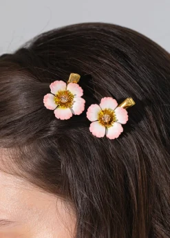 Debbie Hair Clips in Blush