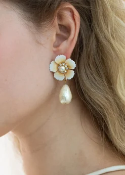 Deborah Earrings in Champagne