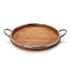 Decorative Round Serving Tray