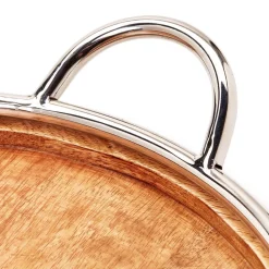 Decorative Round Serving Tray