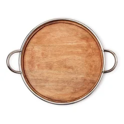 Decorative Round Serving Tray