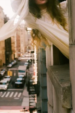 Delaney Blouse in Washed Chiffon