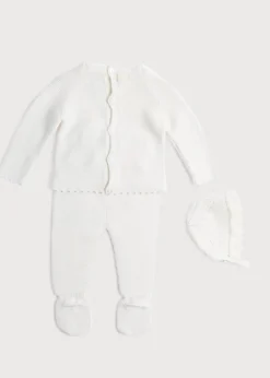 Delicate Lace Cotton Set in Ivory