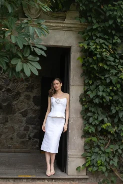 Delicias Skirt in White