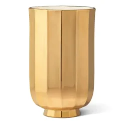 Delmara Large Vase in Gold