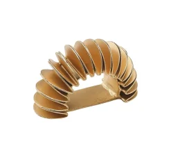 Demilune Napkin Ring in Gold, Set of 4