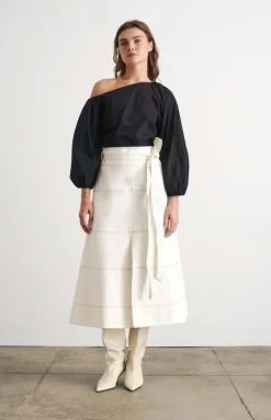 Denim Hudson Skirt in Chalk