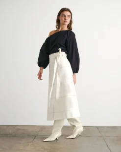 Denim Hudson Skirt in Chalk