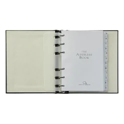 Desk Address Book in Bonded Leather