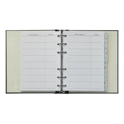 Desk Address Book in Bonded Leather