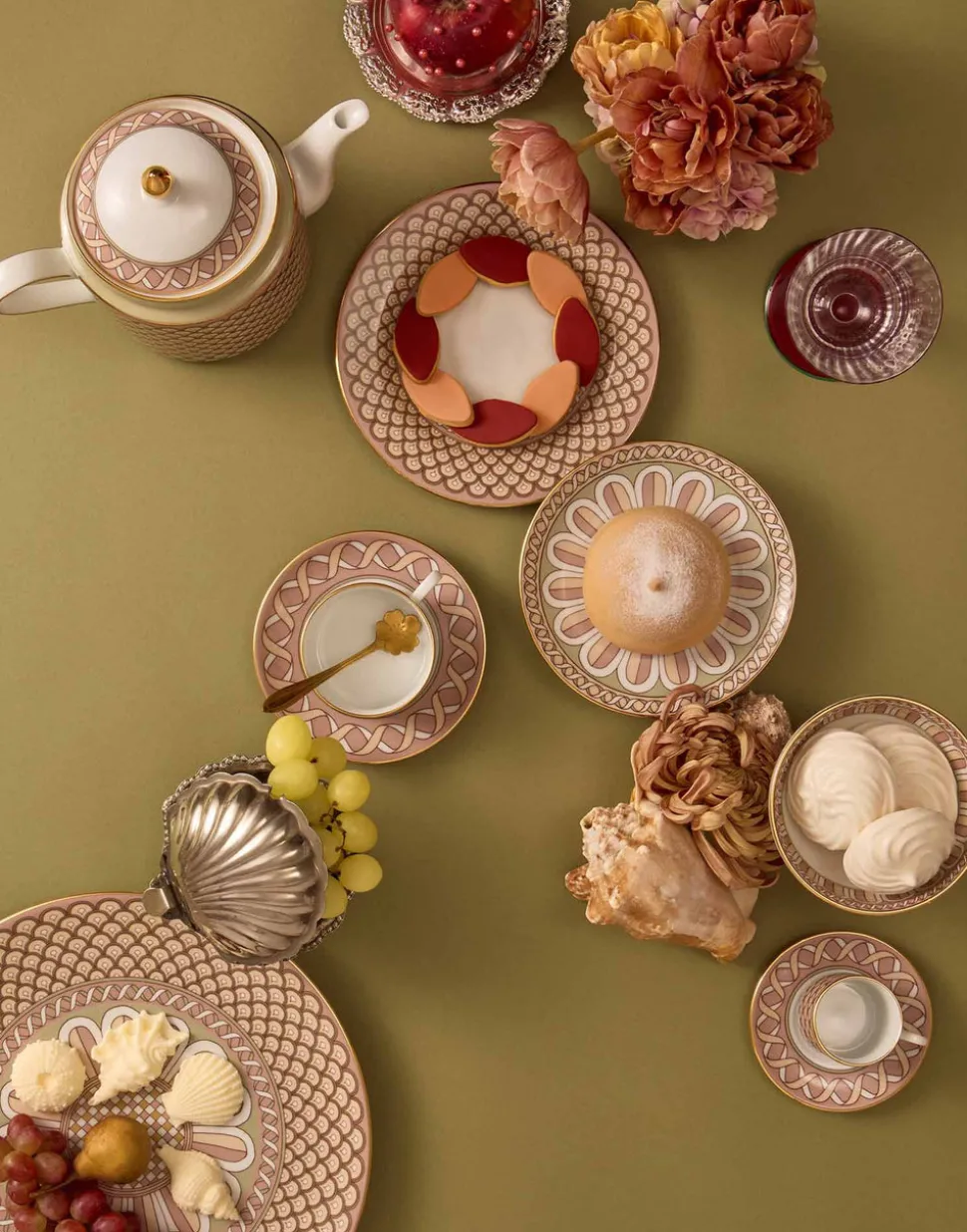 Dessert Plates in Napoli Dusty Pink, Set of 2