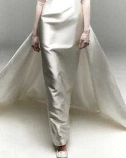 Detachable Silk Train | STYLE 112