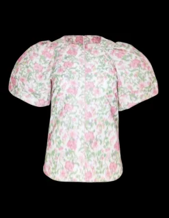 Dexter Top in Pink and Green Tigerlily