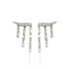 Diamond Baguette and Tassel Earrings