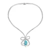 Diamond Bow Necklace