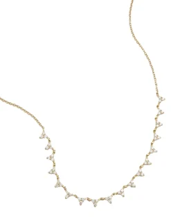 Diamond Cluster Necklace