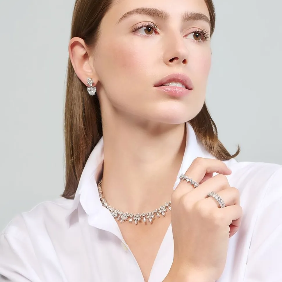 Diamond Cupid Heart Earrings