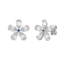 Diamond Daydream Petal Studs