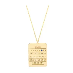 Diamond Days Calendar Neckalce