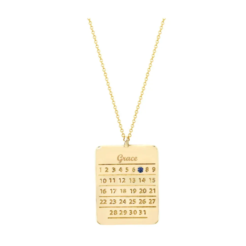 Diamond Days Calendar Neckalce
