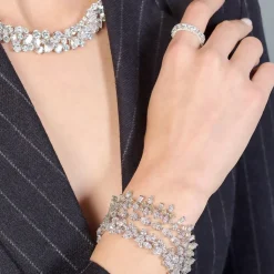 Diamond Fleur-De-Lys Bracelet