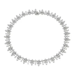 Diamond Fleur-De-Lys Necklace