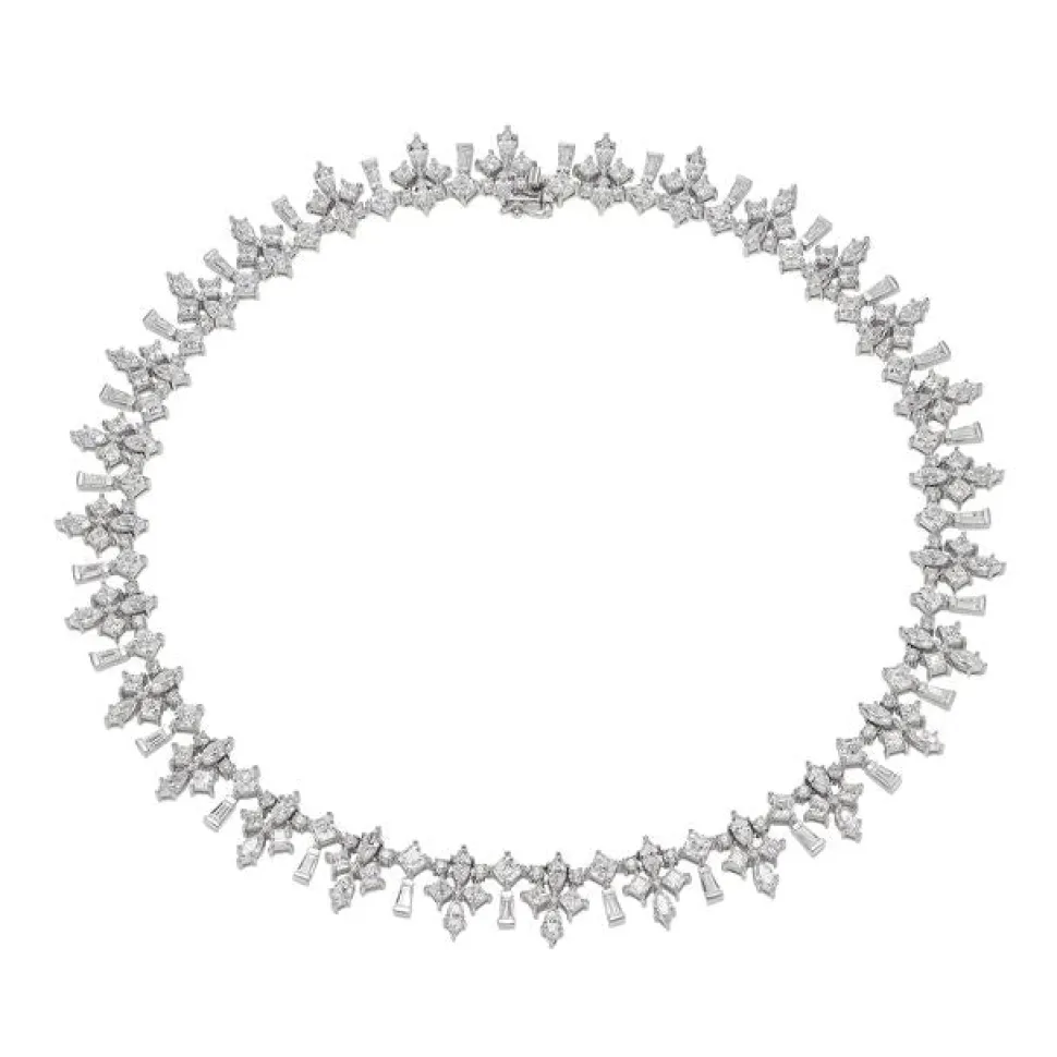 Diamond Fleur-De-Lys Necklace