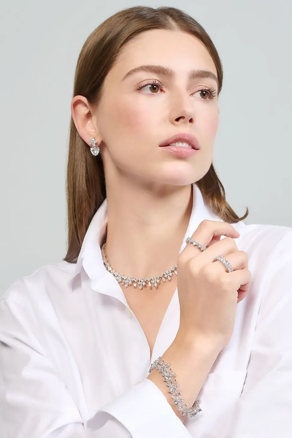 Diamond Fleur-De-Lys Necklace