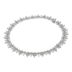 Diamond Fleur-De-Lys Necklace