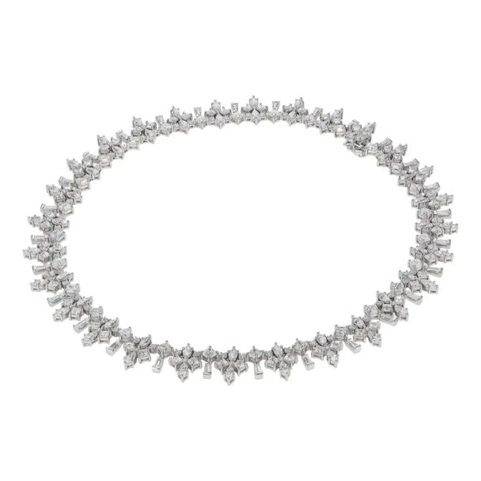 Diamond Fleur-De-Lys Necklace