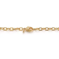Diamond Lobster Clasp Handmade Link Charm Bracelet