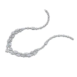 Diamond Love Heart Choker