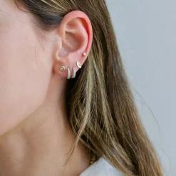 Diamond Nesting Gem Studs