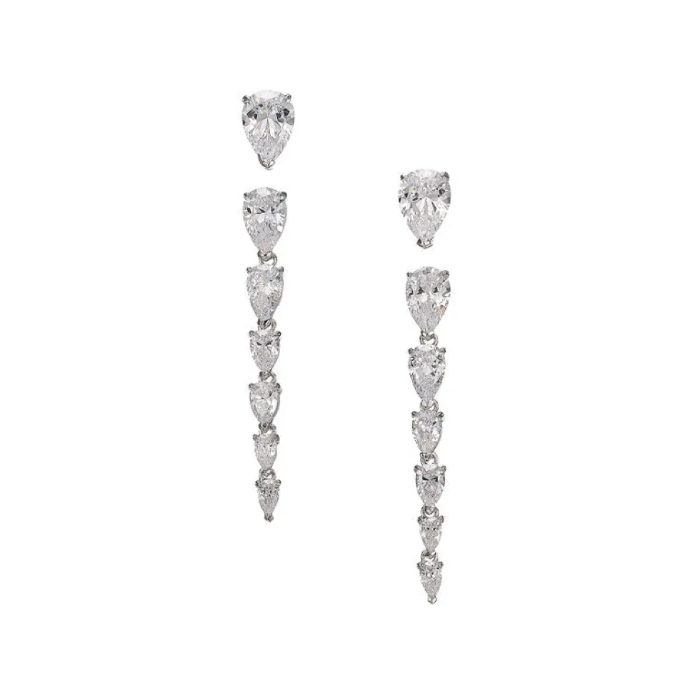 Diamond Nova Drop Earrings