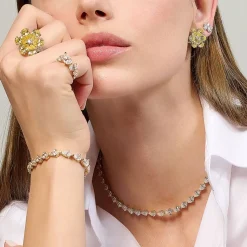 Diamond Nova Eternity Necklace