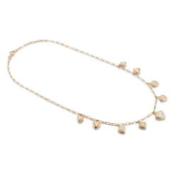 Diamond Puffy Heart Necklace