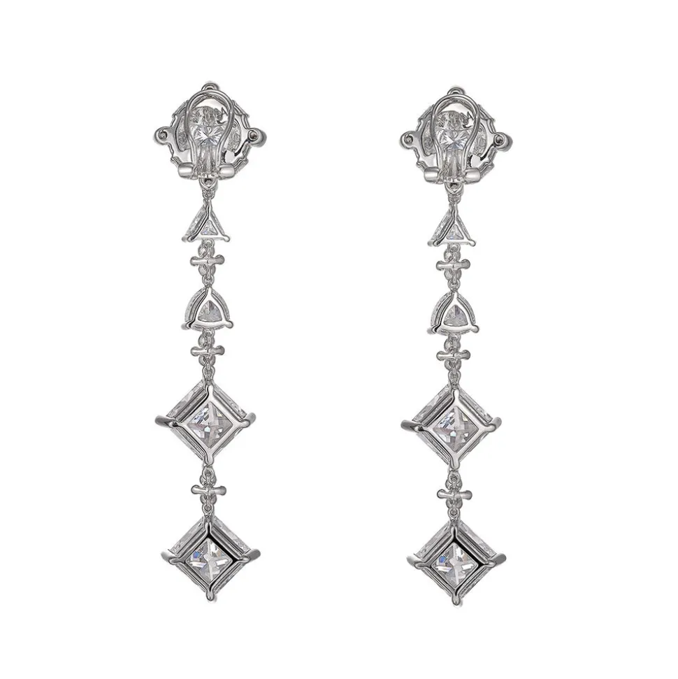 Diamond Tropical Drop Earrings