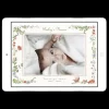 Digital Wild Blooms Birth Announcement with Photo