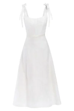 Dion Off-White Corset Dress