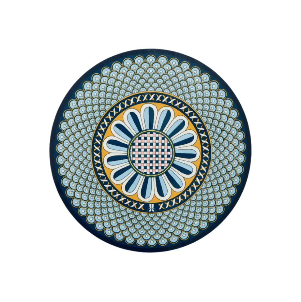 Disk Placemats in Napoli Midnight, Set Of 2