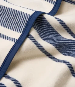 Dockside Stripe Navy Blanket